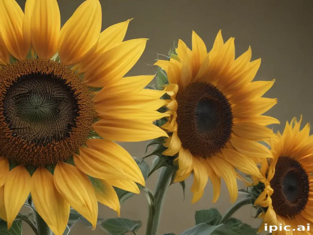sunflower outline