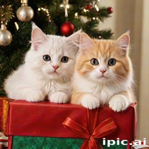 christmas images cats