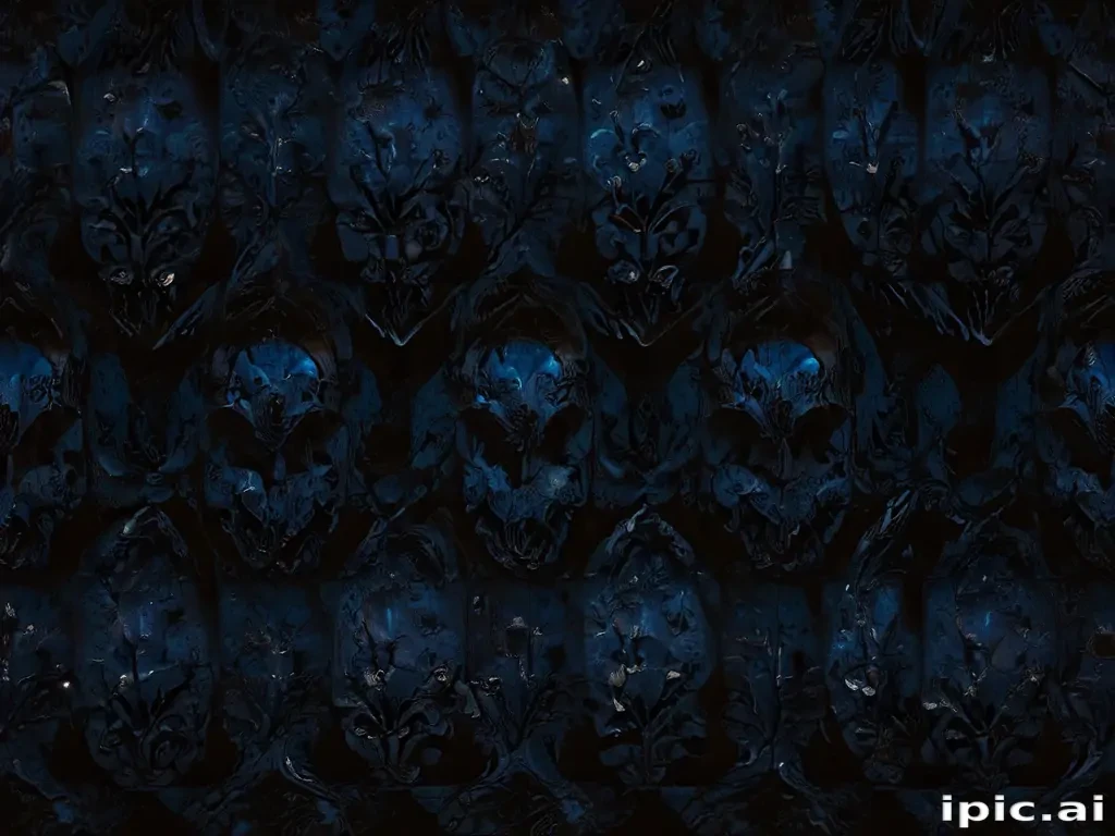 blue and black wallpaper