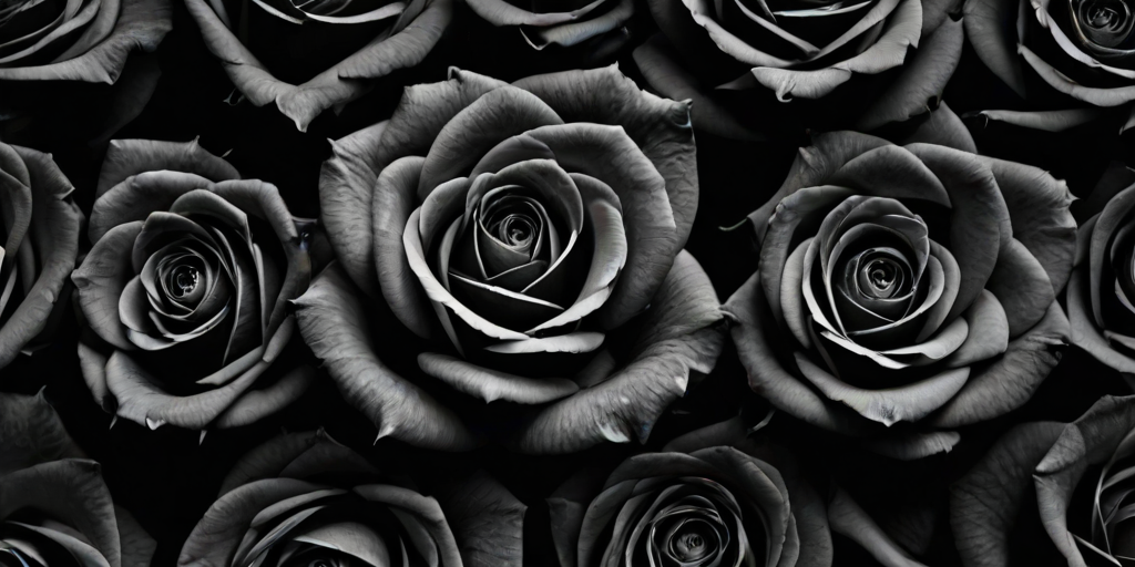 rose wallpaper black