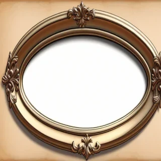 oval frame clipart