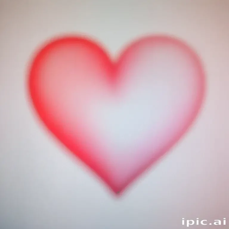 blurred heart