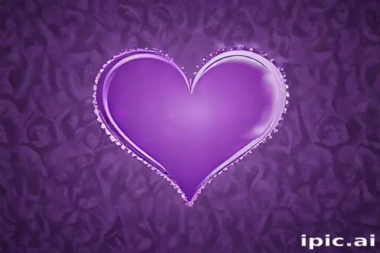 purple wallpaper heart
