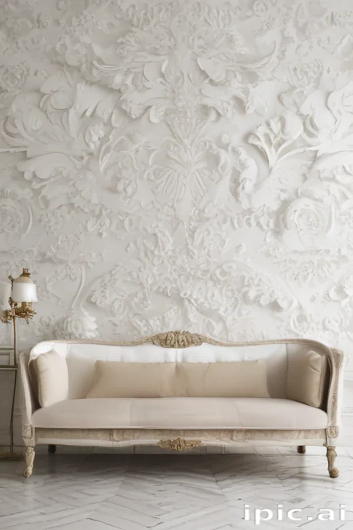 white wall paper