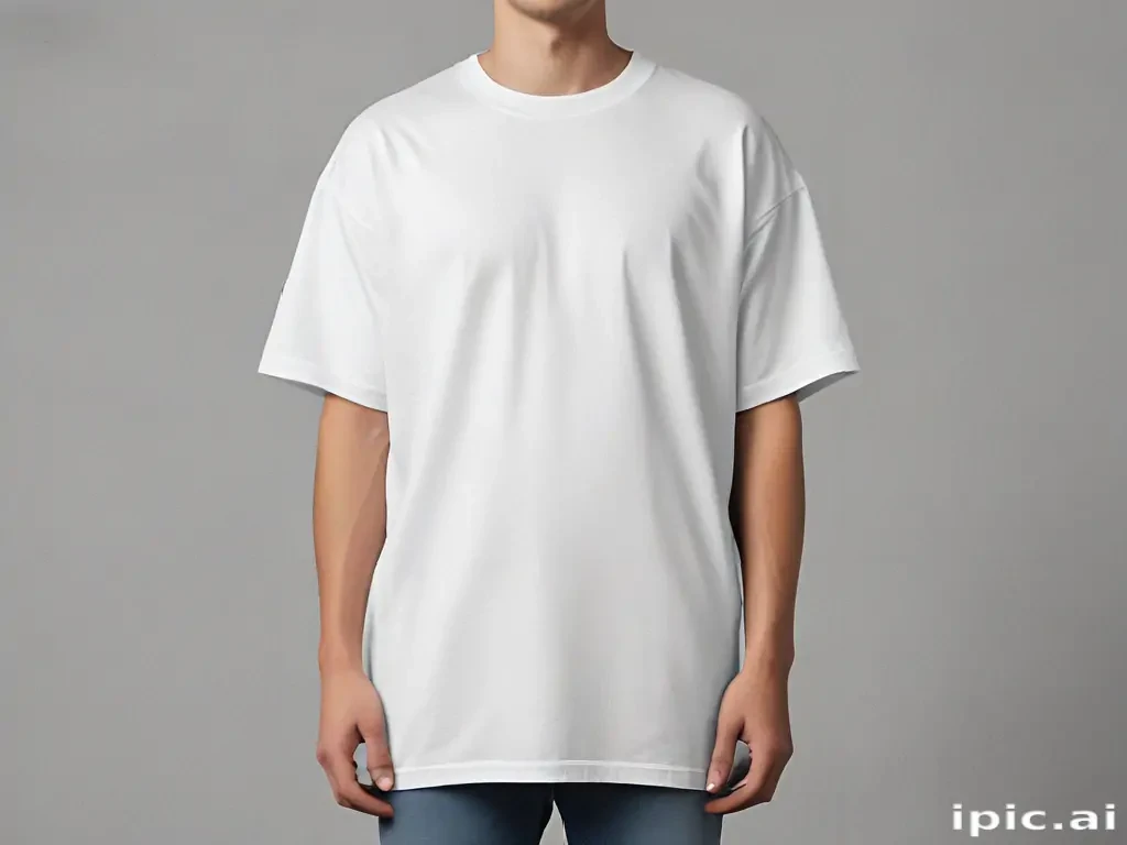 oversized t shirt mockup