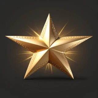 golden star png