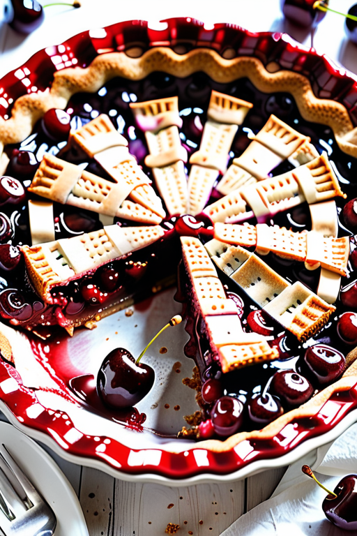 cherry pie with graham cracker crust