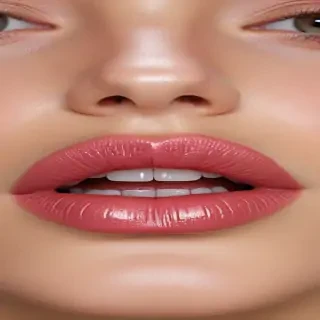 transparent lips