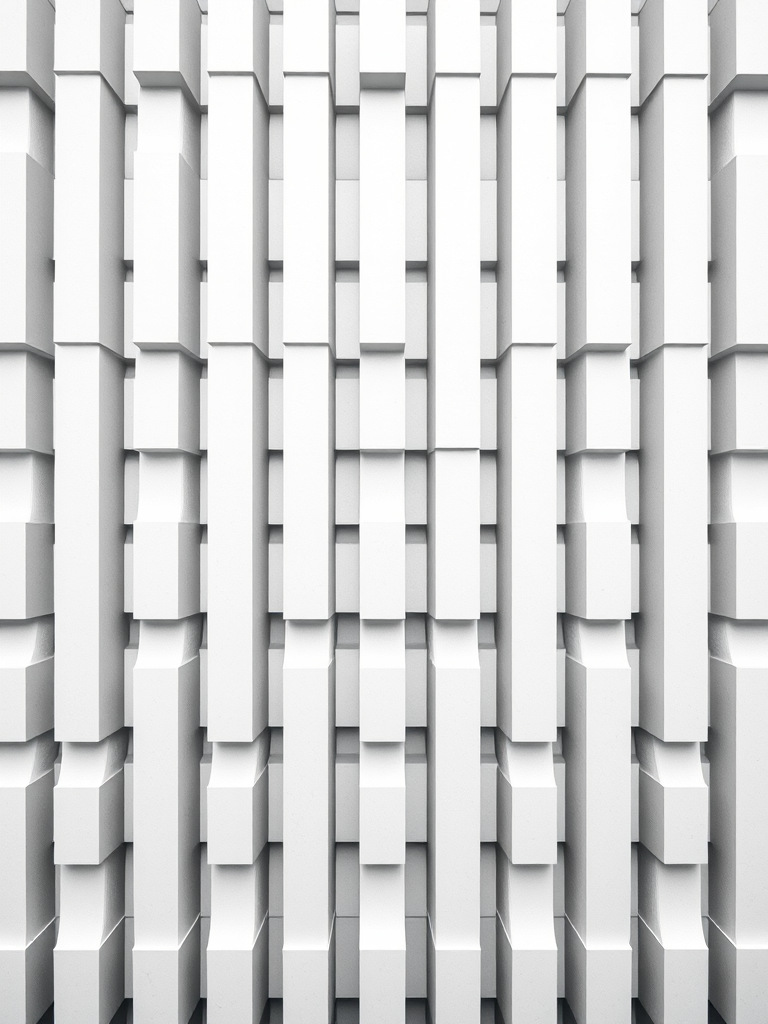 Create a high-resolution black and white geometric pattern featuring alternating thick and thin stripes arranged in a grid layout, captured with a DSLR camera at f/8, ISO 100, 1/60s, 50mm lens, and shoot from a top-down view to enhance clarity and detail.