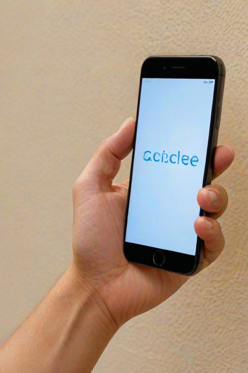 hand holding cell phone