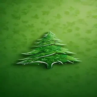green christmas wallpaper