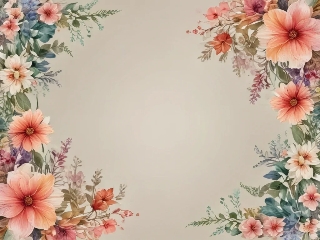 flowers border png