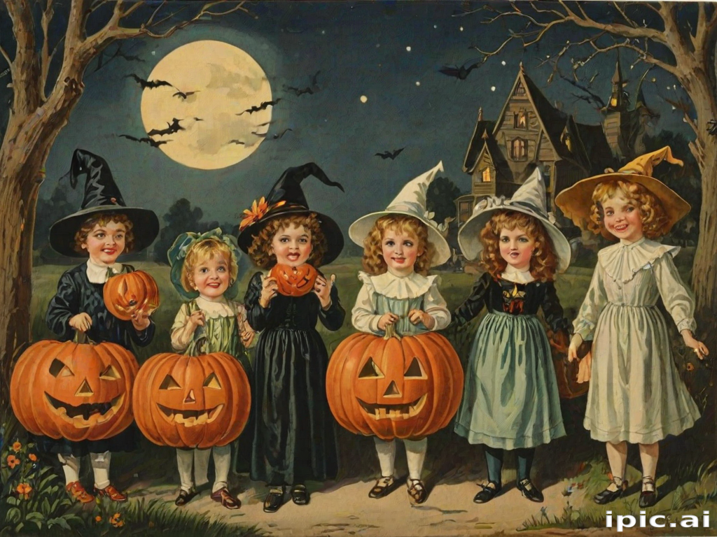 public domain images halloween