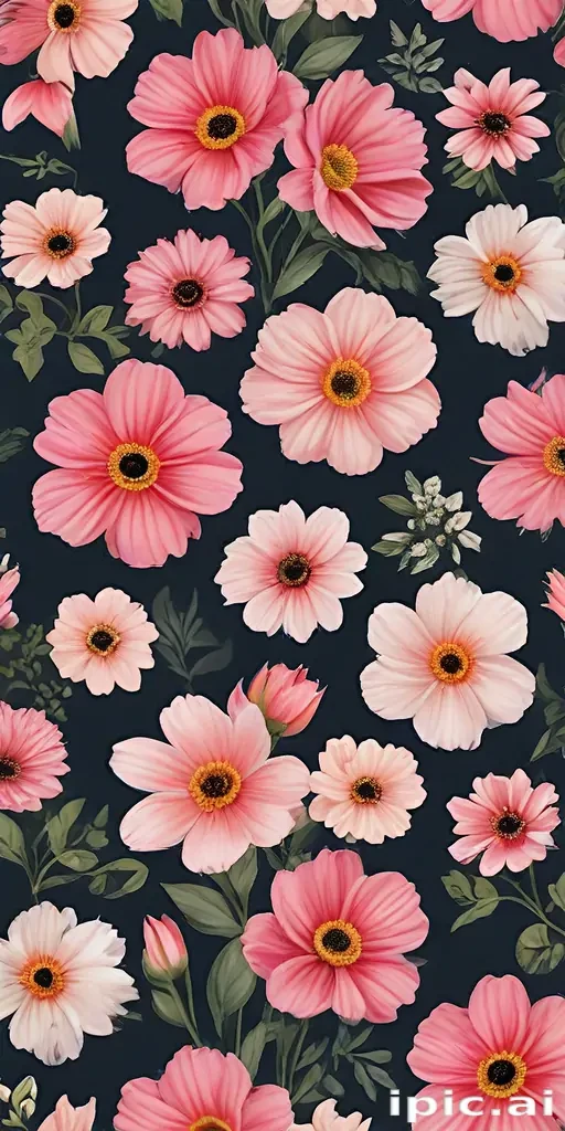 flowers with no background