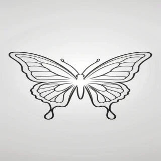 butterfly outline