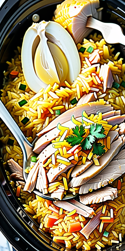 crock pot chicken yellow rice