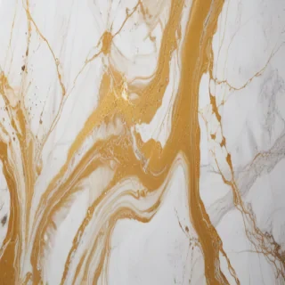 white and gold marble background