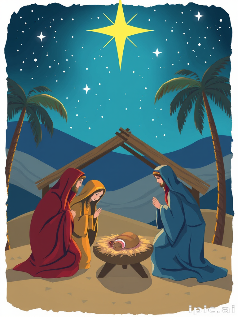free nativity scene background images