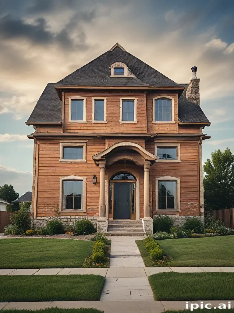background of a house