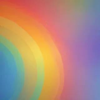 cute rainbow background