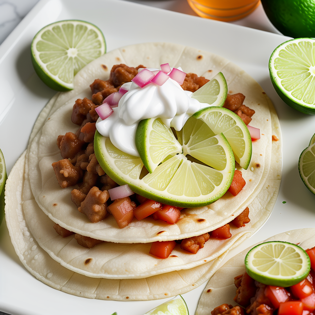 taco topper that may be infused with lime