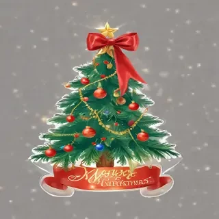 transparent merry christmas