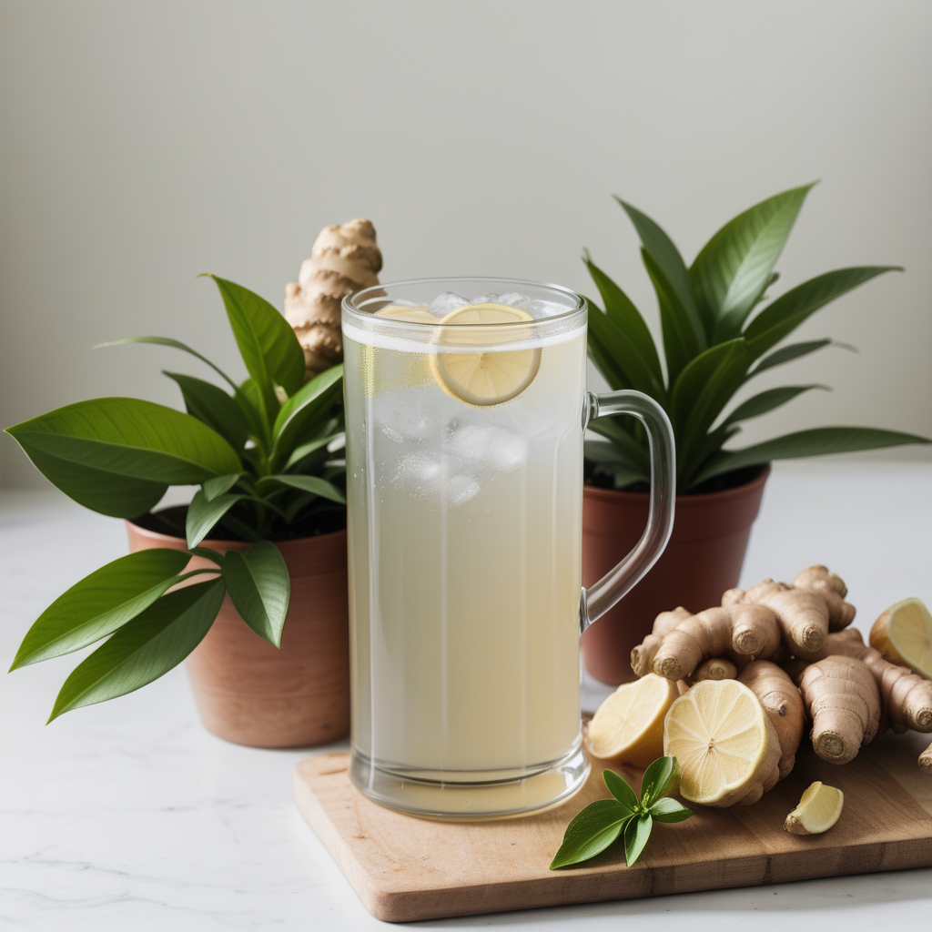 home made ginger beer plant