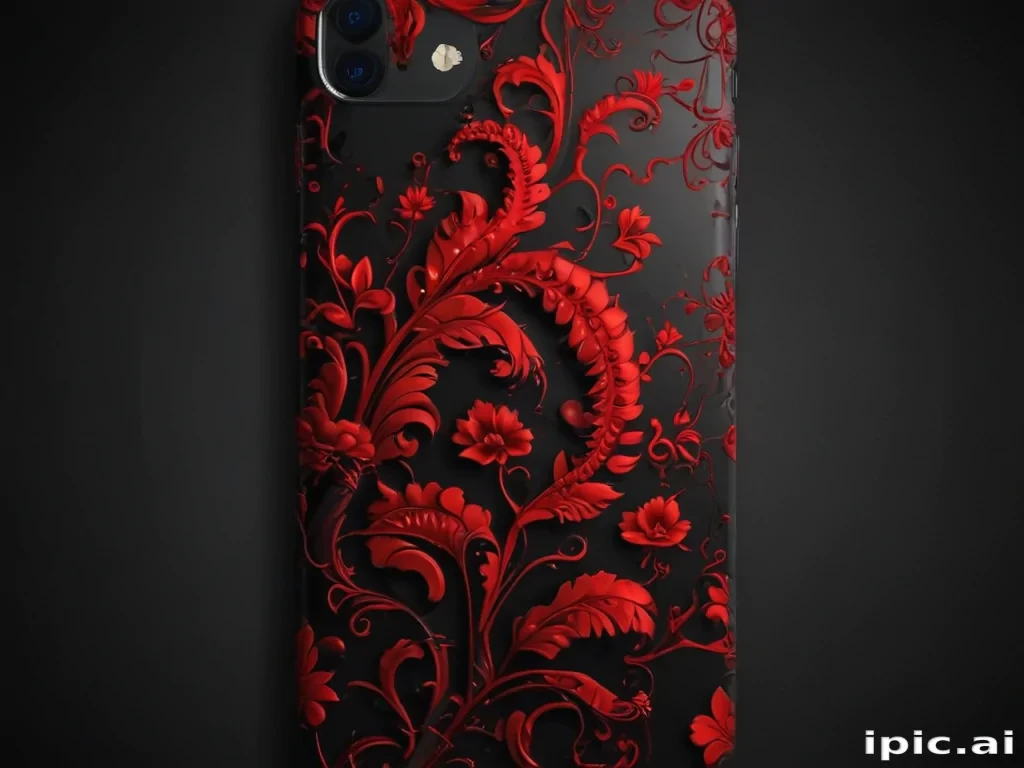 black and red wallpaper iphone