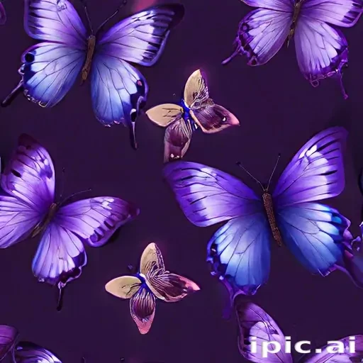 purple butterfly background