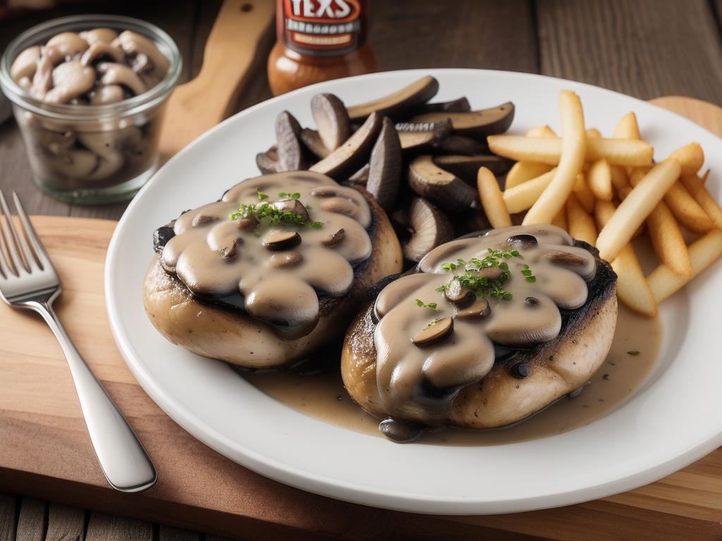 texas roadhouse portobello mushroom chicken