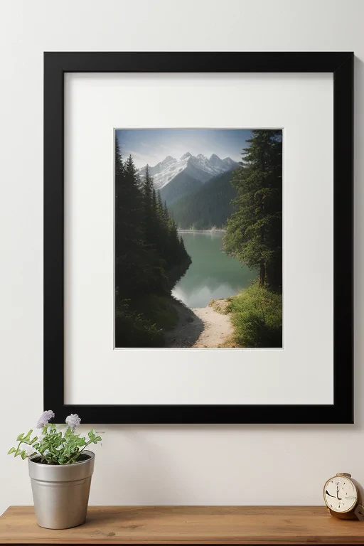 framed art mockup