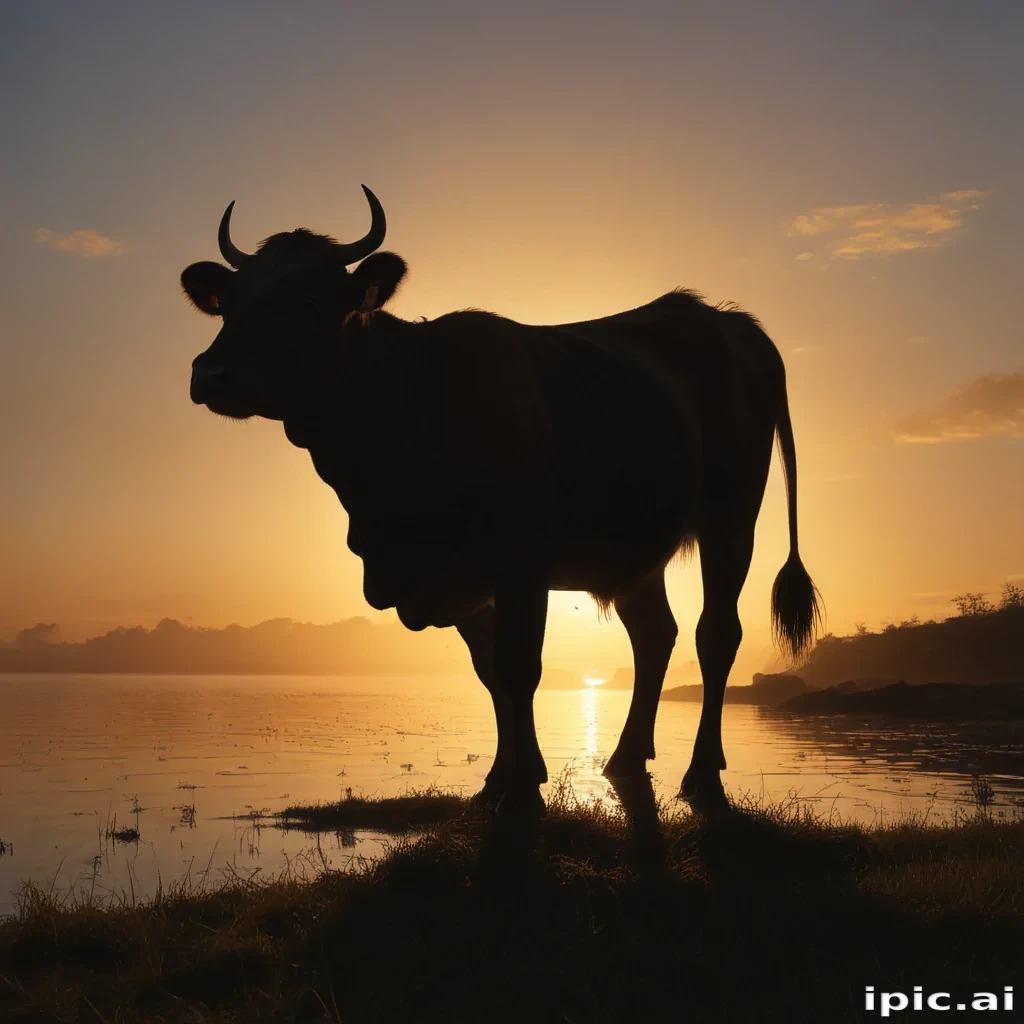 cow silhouette