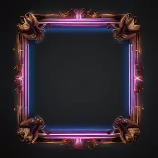 neon frame png