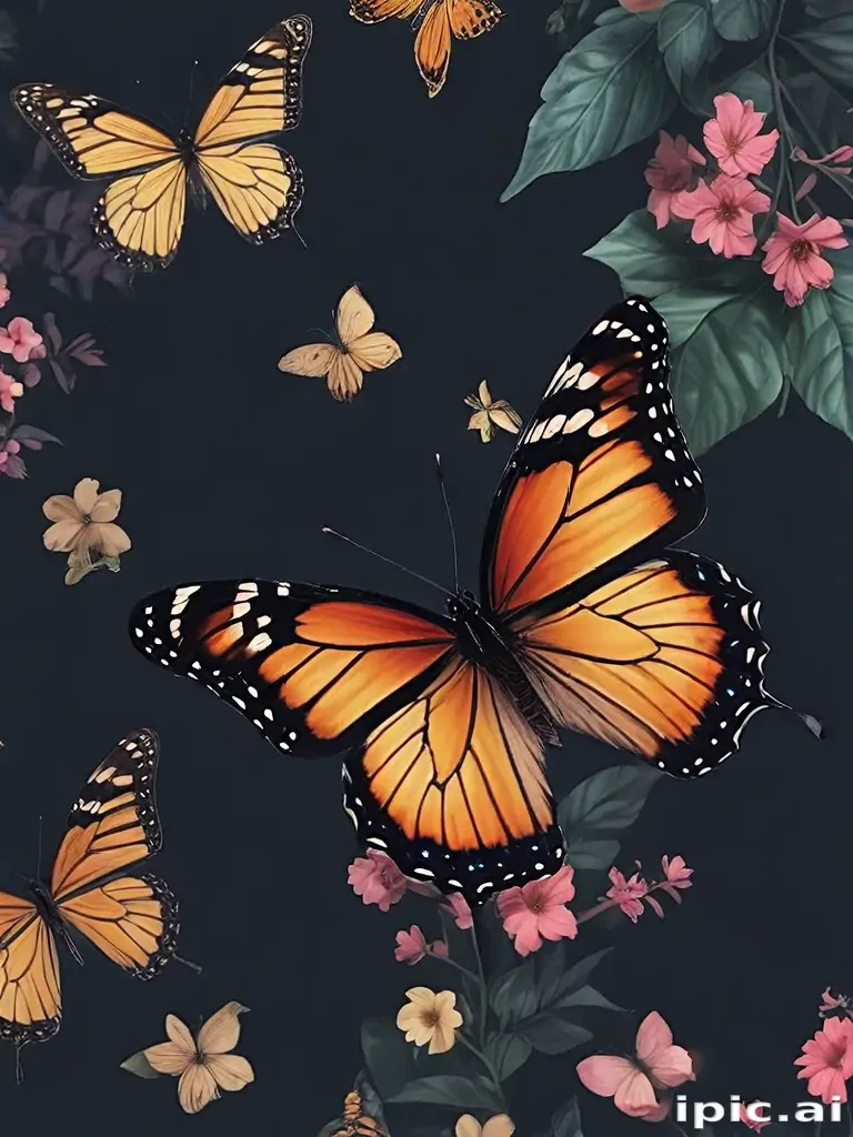 aesthetic wallpaper butterfly