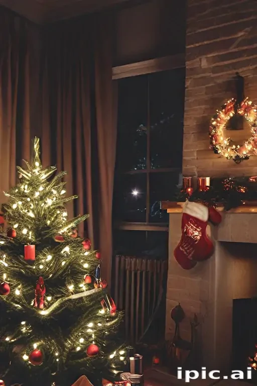 aesthetic christmas background