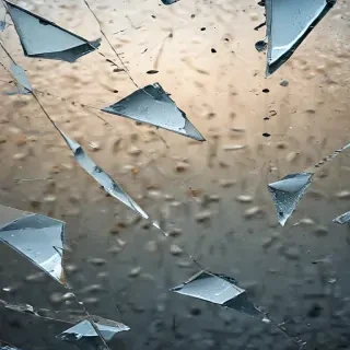 wallpaper broken glass
