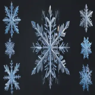 snowflake clipart transparent background