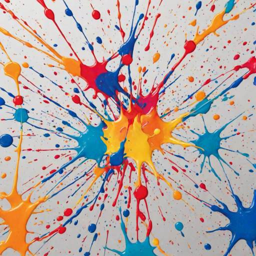 paint splatter transparent