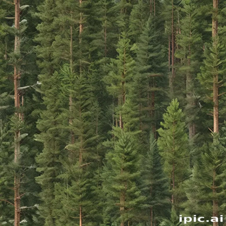 pine trees transparent background