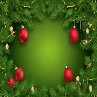 green christmas bg