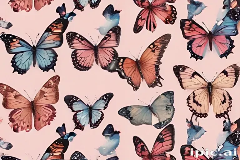 aesthetic butterfly wallpaper