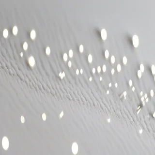 white sparkles