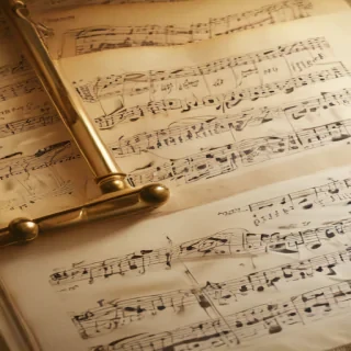 notes music background