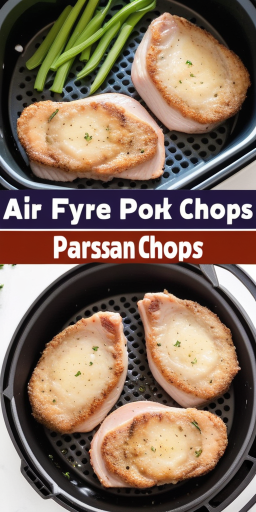air fryer parmesan pork chops