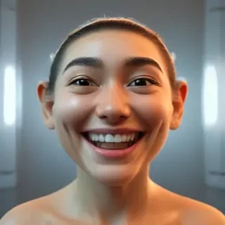 transparent happy face