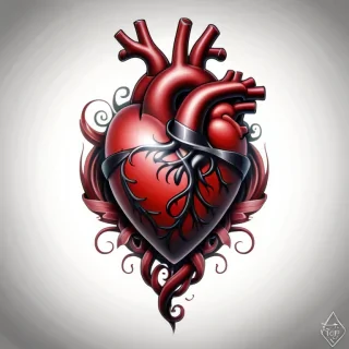 heart tattoo png