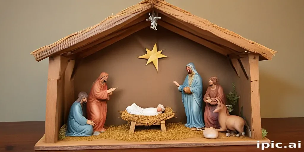 images of the manger scene