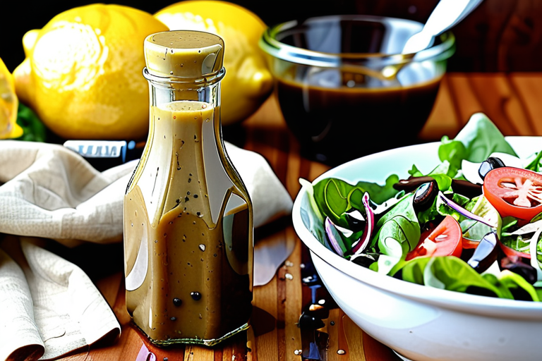 lemon and balsamic salad dressing