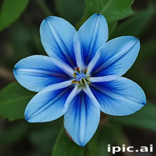 blue flower