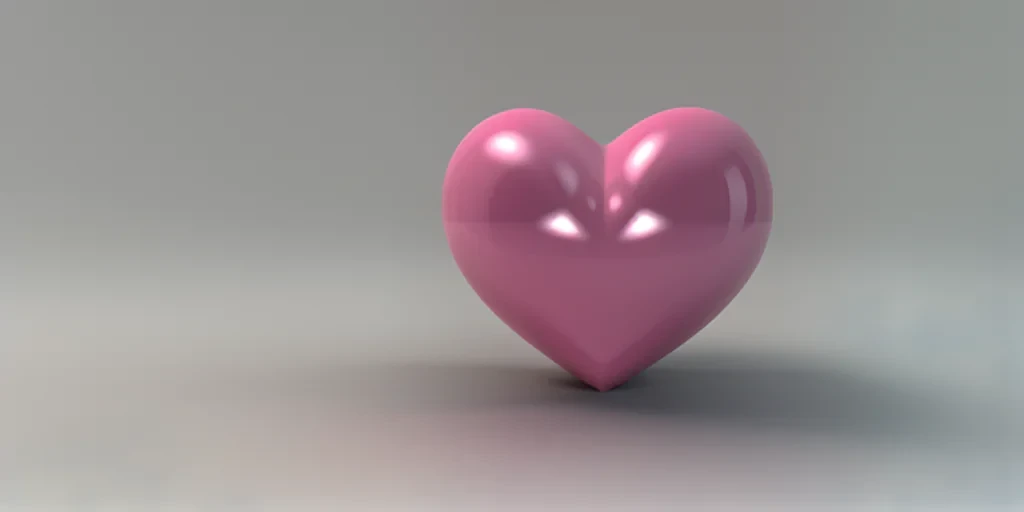 3d heart png